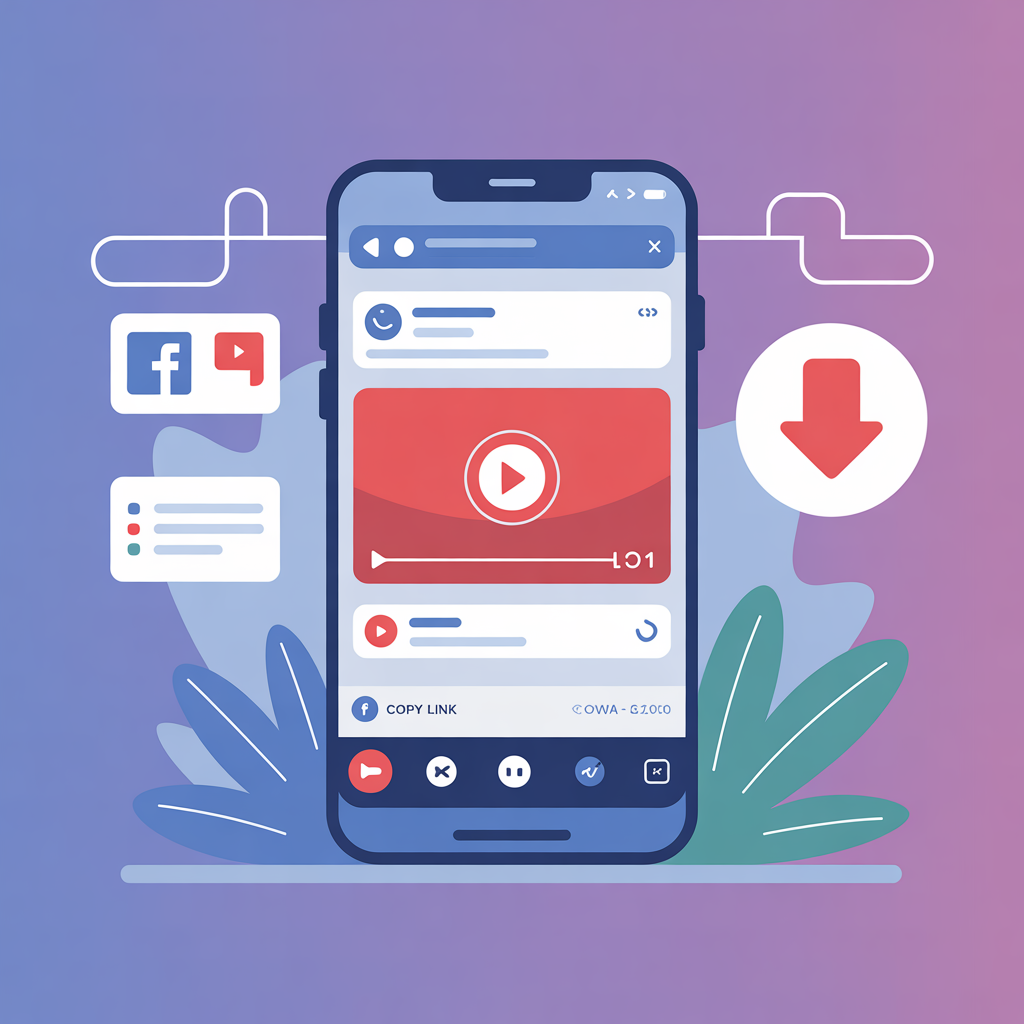 How to copy Facebook video link